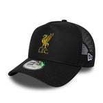 New Era Liverpool FC Iridescent Black 9FORTY A-Frame Trucker sapka