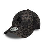 New Era LA Dodgers Womens MLB Cosy Leopard Black 9FORTY baseball sapka, női