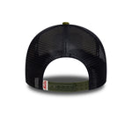 New Era Patch Cord Cream & Green 9FORTY A-Frame Trucker sapka