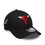 New Era Chicago Bulls NBA Side Script Black 9FORTY M-Crown baseball sapka