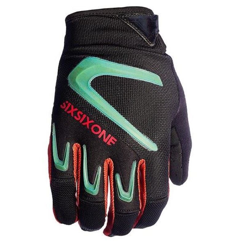 661 RAGE Gloves Teal kerékpáros védőfelszerelés