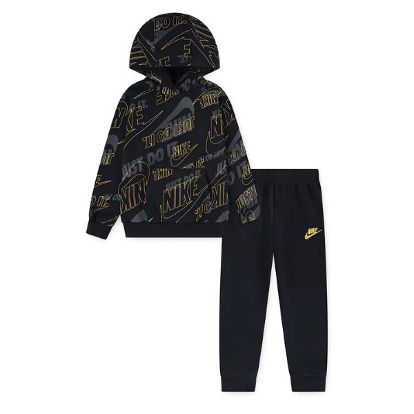 Nike_ Nkn N Nsw Gwm Lt Wt Flc Set(Haddad) Melegítő fekete