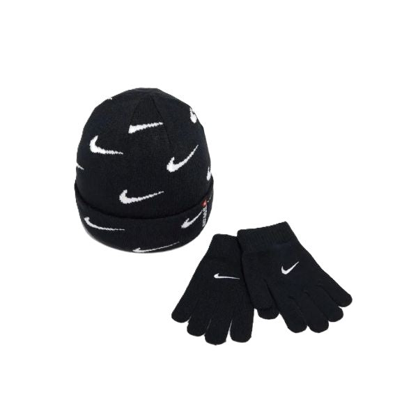 Swoosh Repeat Beanie Set(Haddad)