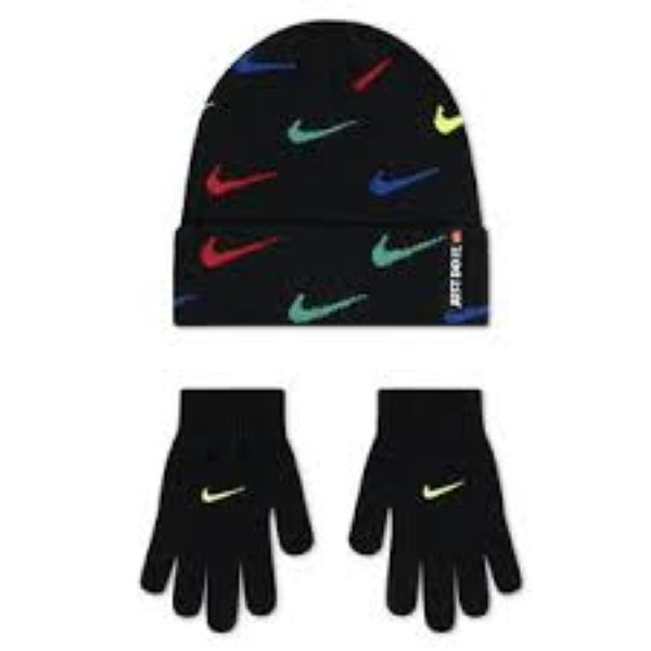 Swoosh Repeat Beanie Set(Haddad)