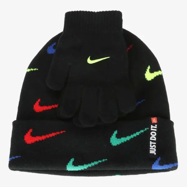 Swoosh Repeat Beanie Set(Haddad)