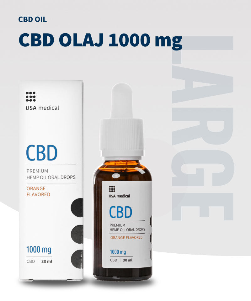 UsaMedical USA medical CBD Olaj 1000 mg | 30 ml