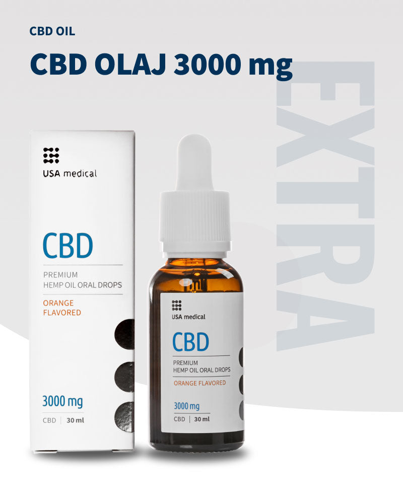 UsaMedical USA medical CBD Olaj 3000 mg | 30 ml