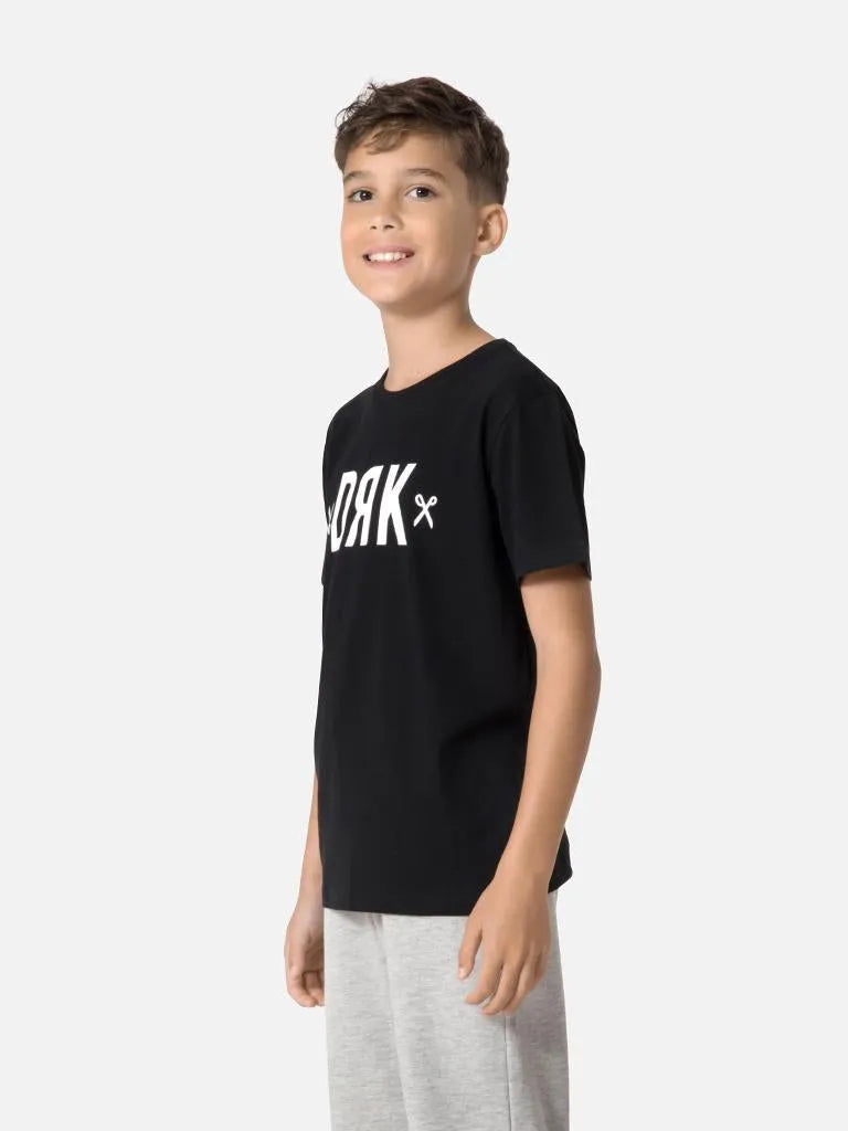 Dorko BEN T-SHIRT BOY póló, gyerek, fekete - Sportmania.hu