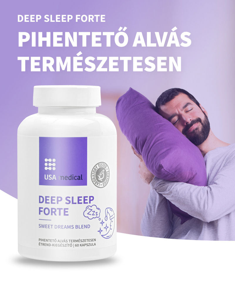 UsaMedical Deep Sleep „pihentető alvás” kapszula 60 db