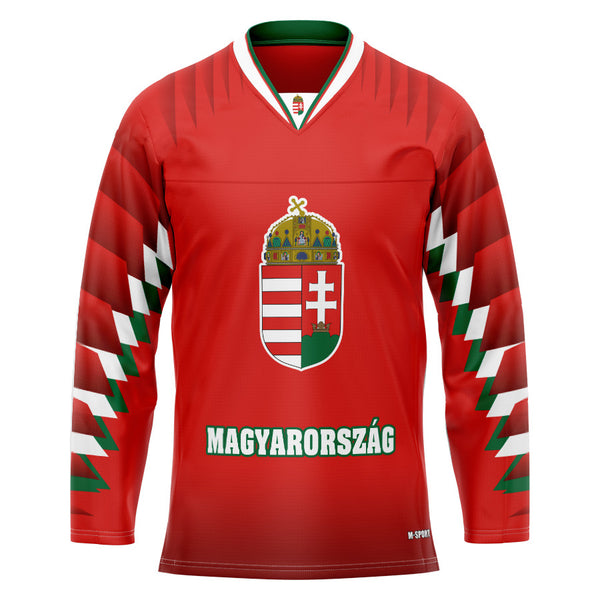 Magyarország hosszú ujjú szurkolói mez, piros