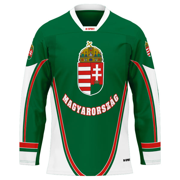 Hungary hosszú ujjú szurkolói Replika mez 2009, zöld