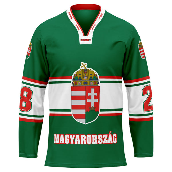Hungary hosszú ujjú szurkolói Replika mez 2017, zöld