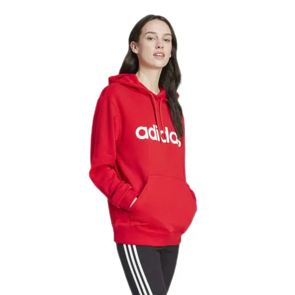 Adidas Essentials Linear kapucnis pulóver, női - Sportmania.hu