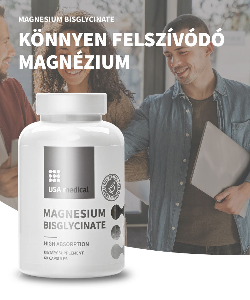 UsaMedical Magnézium biszglicinát kapszula 60 db
