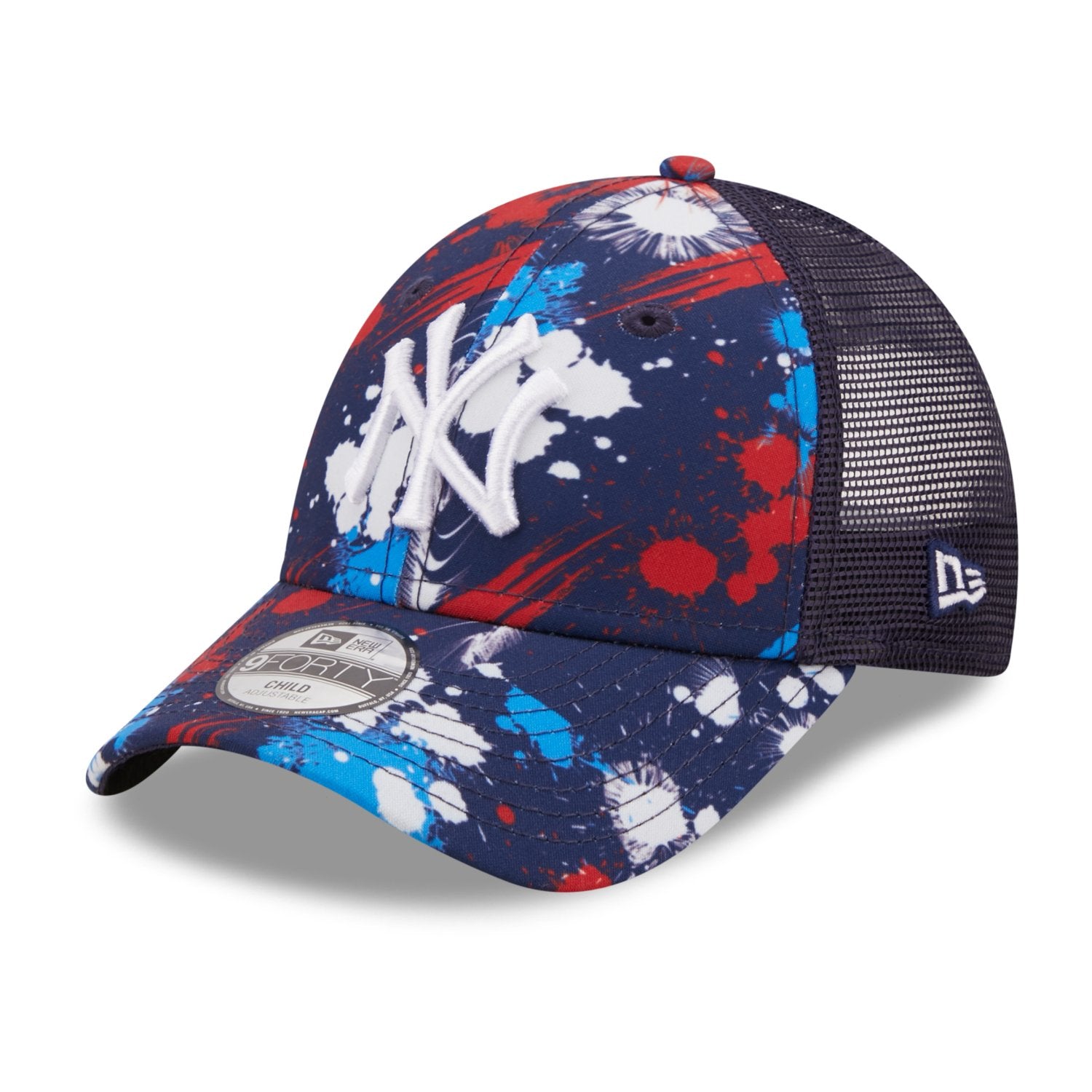New Era MLB New York Yankees Splatter Print Kids baseball sapka, gyerek