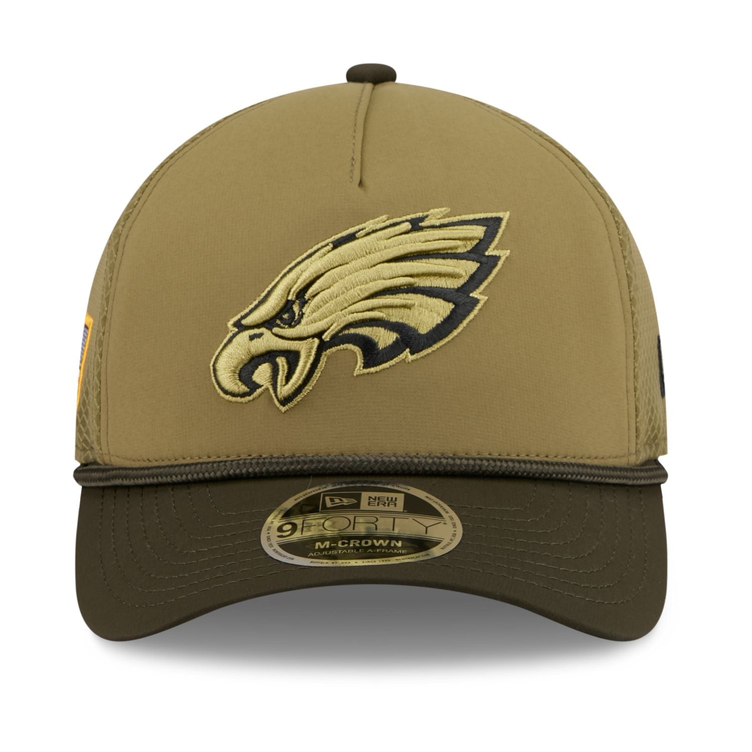 Philadelphia Eagles 2025 Salute to Service 9FORTY M-Crown A-Frame Trucker - baseball sapka
