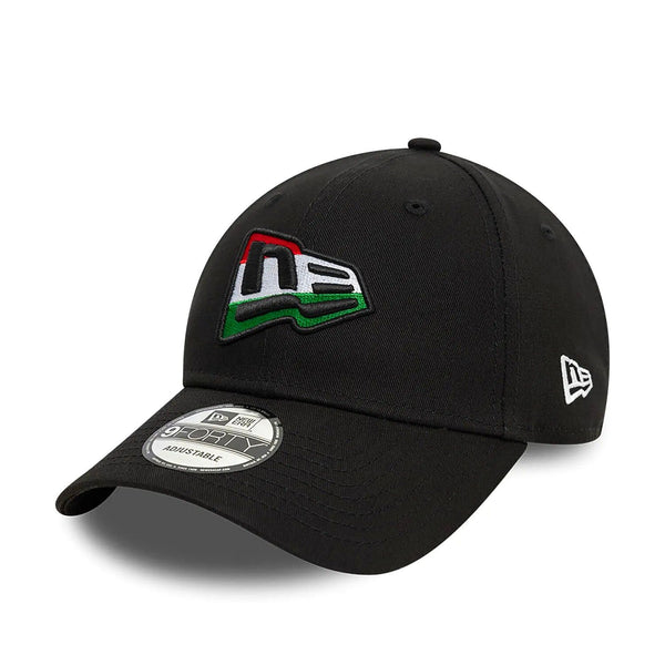 New Era Hungarian Country Flag Infill Black 9FORTY Baseball sapka