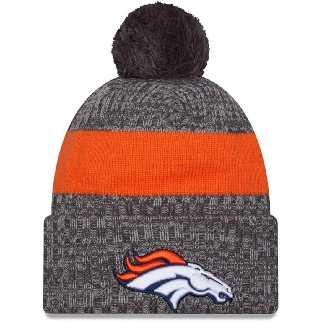 New Era Denver Broncos NFL Sideline Grey Bobble Knit kötött sapka - Sportmania.hu