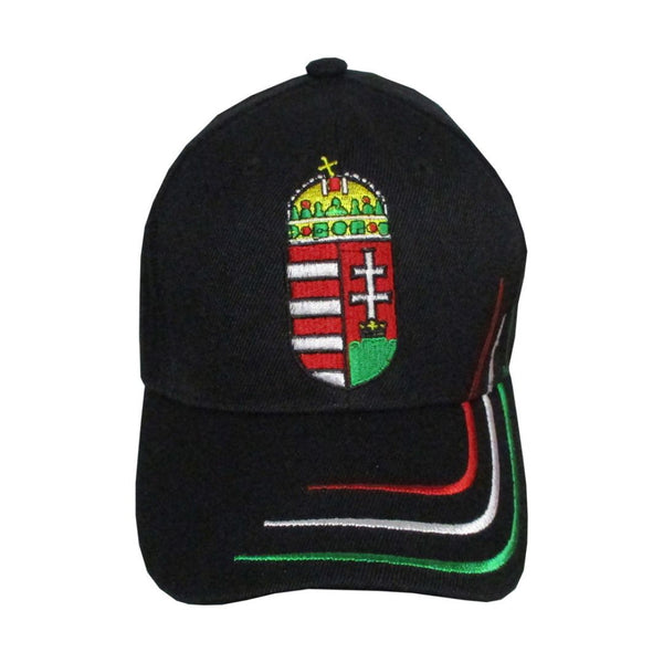 Hungary címeres baseball sapka, fekete