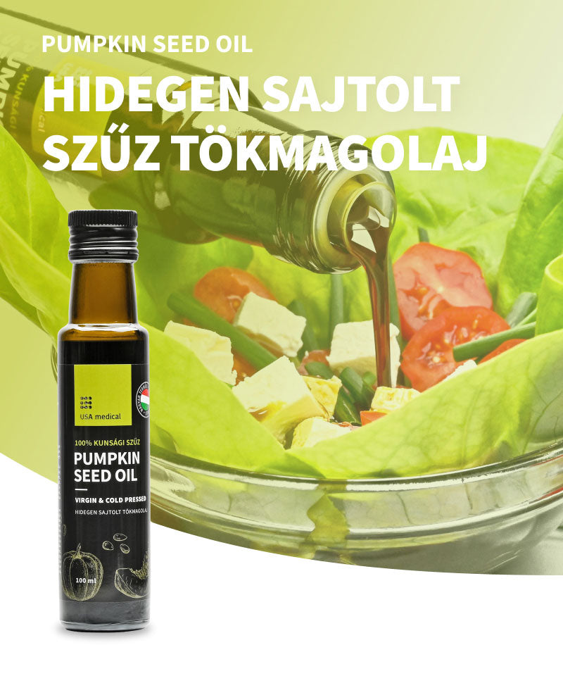 UsaMedical Tökmagolaj – 100% kunsági szűz 100 ml