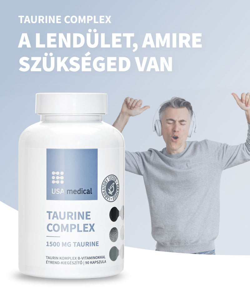 UsaMedical Taurin Komplex 1500 mg kapszula 90 db