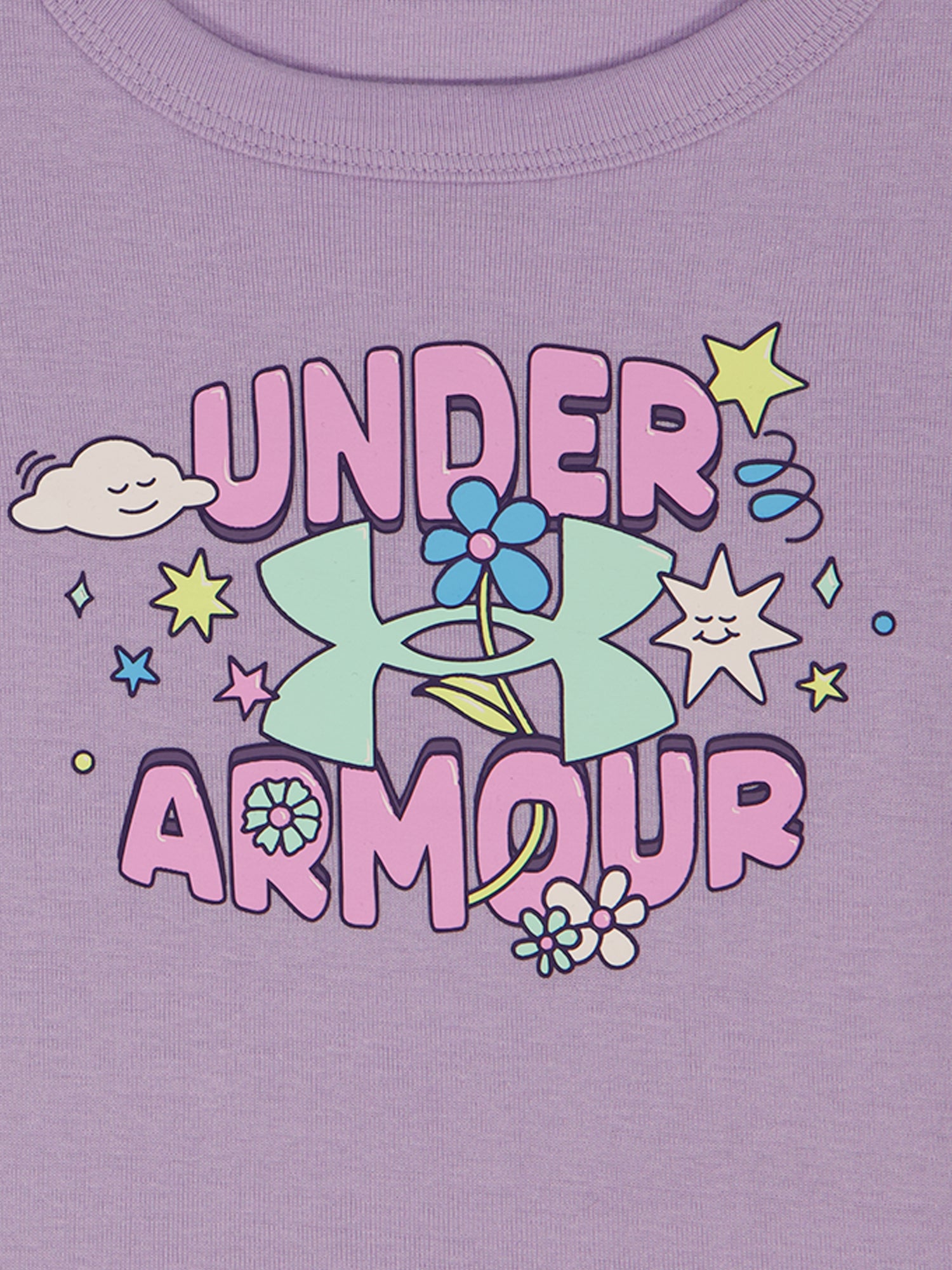 Lány szett Under Armour UA BABY TEE KNIT SHORT SET