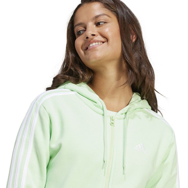 adidas 3 Stripes FL Full-Zip HD sweatshirt W IR6077 Pulóver - Sportmania.hu