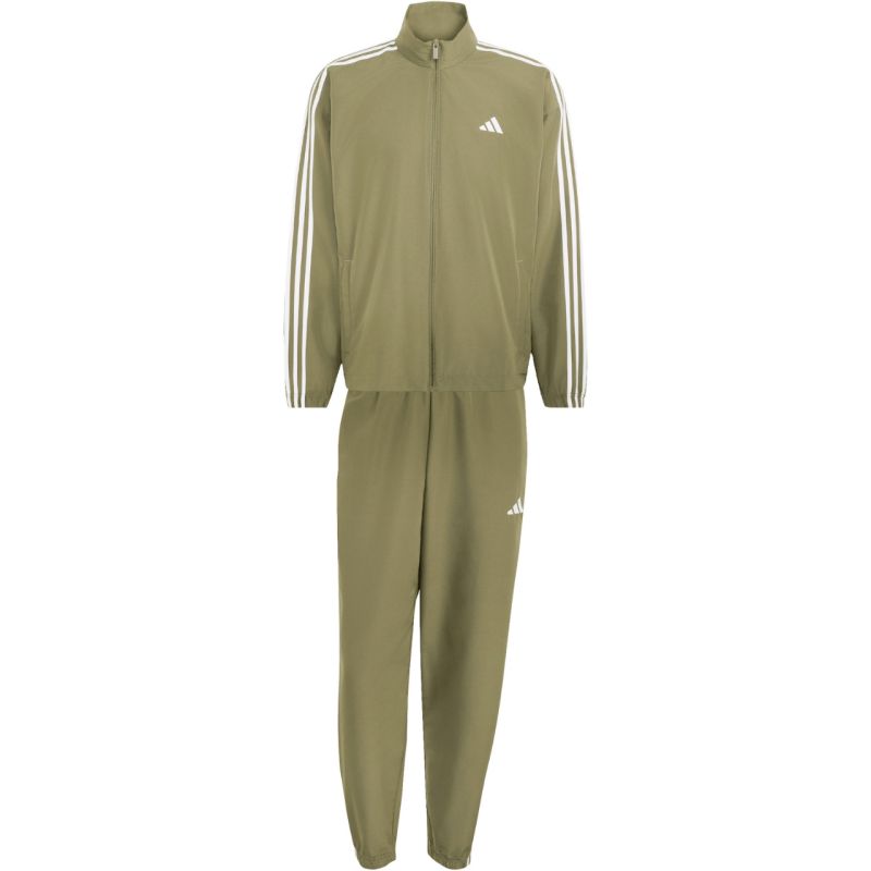 Adidas 3-Stripes Woven Men’s Tracksuit szett, oliva