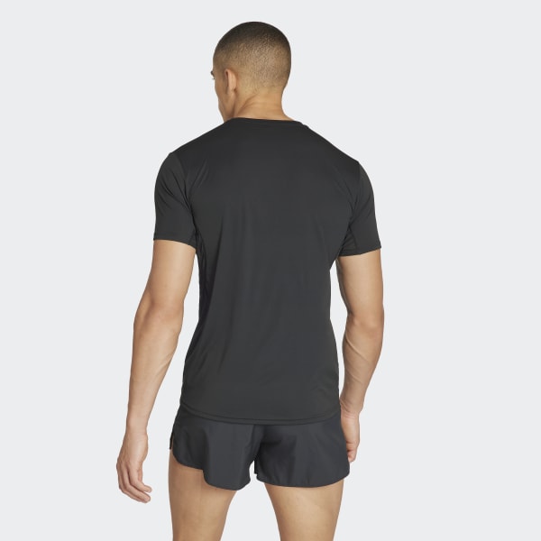 Adidas Adizero E Tee fekete férfi póló