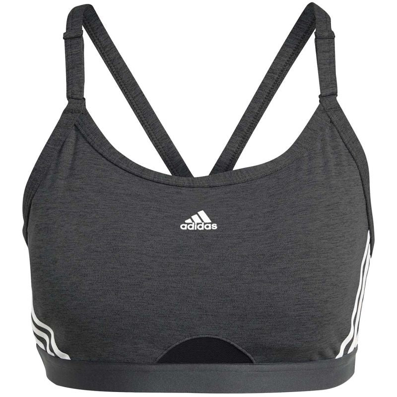 adidas Aeroreact Training Light-Support 3-Stripes Bra W HC7870 sports bra Sportmelltartó