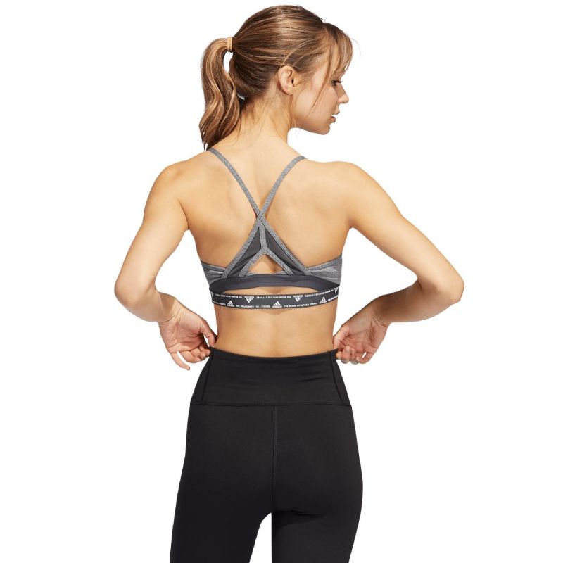 adidas Aeroreact Training Light-Support 3-Stripes Bra W HC7870 sports bra Sportmelltartó