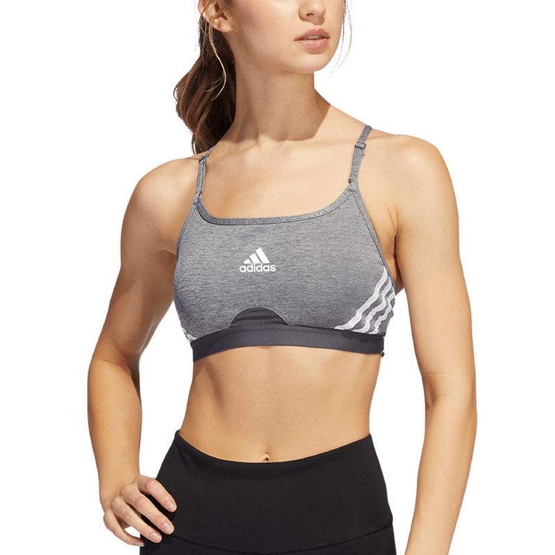 adidas Aeroreact Training Light-Support 3-Stripes Bra W HC7870 sports bra Sportmelltartó