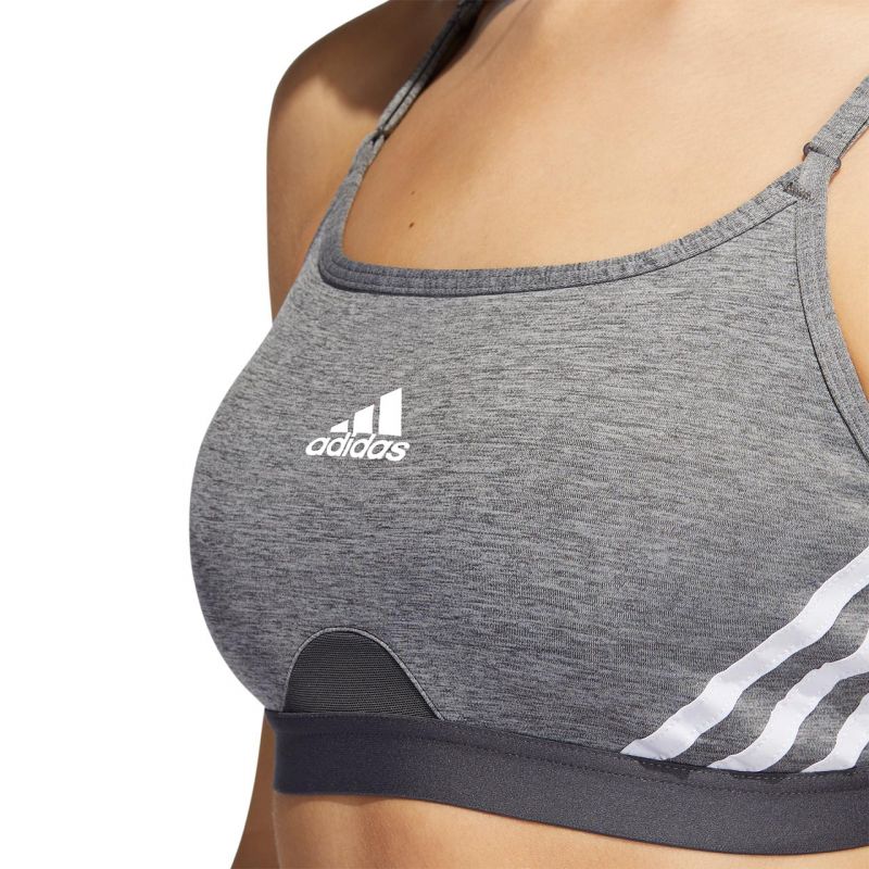 adidas Aeroreact Training Light-Support 3-Stripes Bra W HC7870 sports bra Sportmelltartó