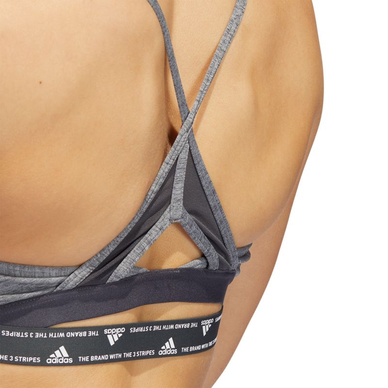 adidas Aeroreact Training Light-Support 3-Stripes Bra W HC7870 sports bra Sportmelltartó