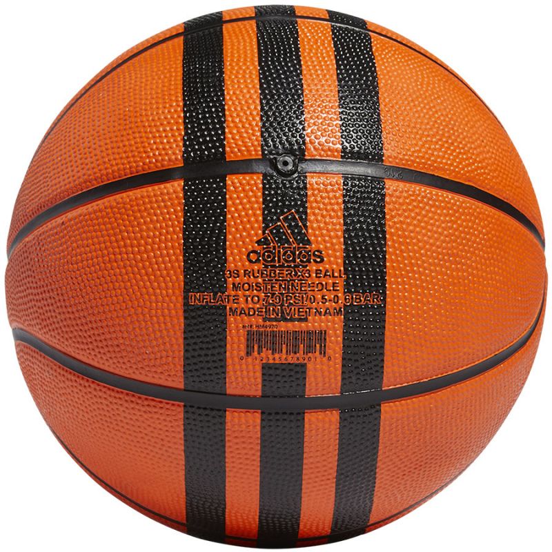 adidas Basketball ball adidas 3 Stripes Rubber X3 HM4970 Kiegészítők - Sportmania.hu