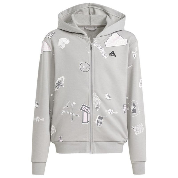 Adidas Biuv Zip Hoodie Jr IS3755 sweatshirt Pulóver - Sportmania.hu