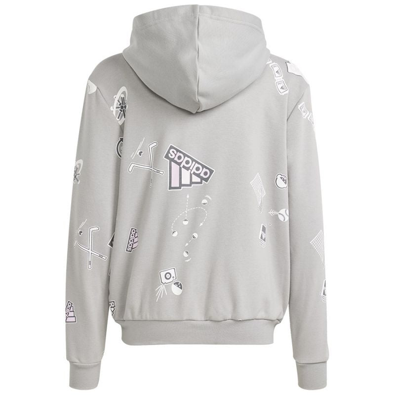 Adidas Biuv Zip Hoodie Jr IS3755 sweatshirt Pulóver - Sportmania.hu