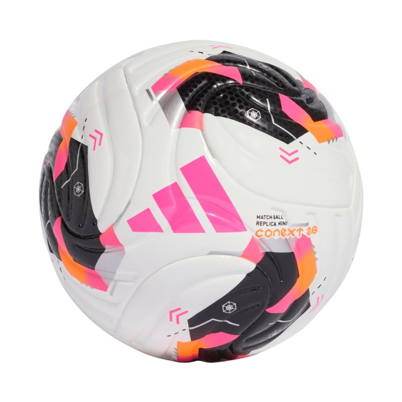 Adidas Conext 26 Mini Soccer white-black-pink rózsaszín labda KE5868