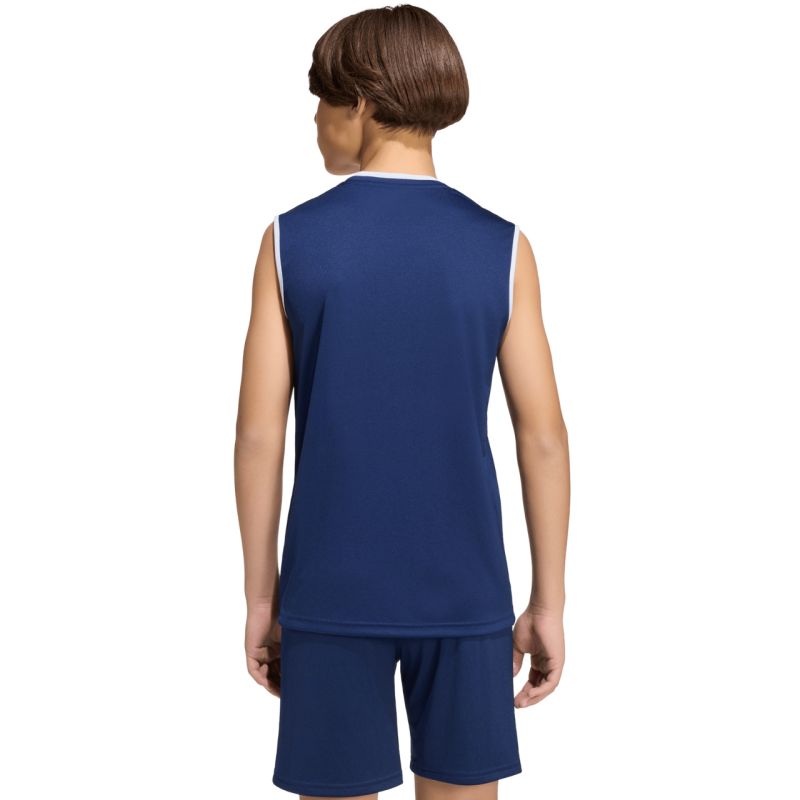 Adidas Entrada 26 Sleeveless Jersey Kids' gyerek póló, sötétkék