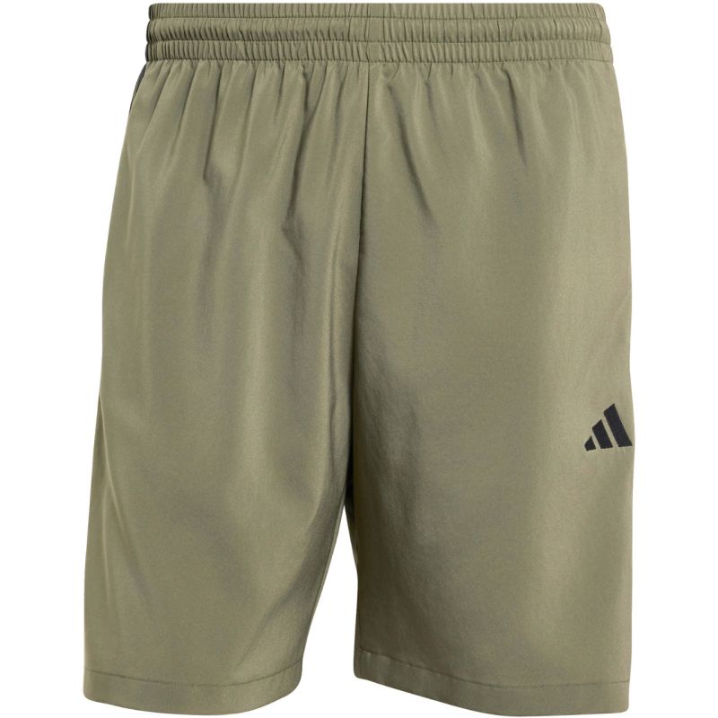 Adidas Essentials 3-Stripes Chelsea Lite Woven férfi rövidnadrág, oliva