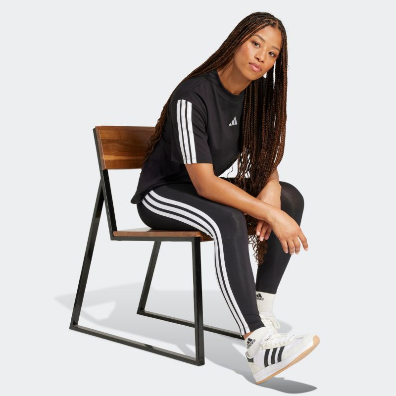 adidas Essentials 3-Stripes Cotton W JE0072 Leggings - Sportmania.hu