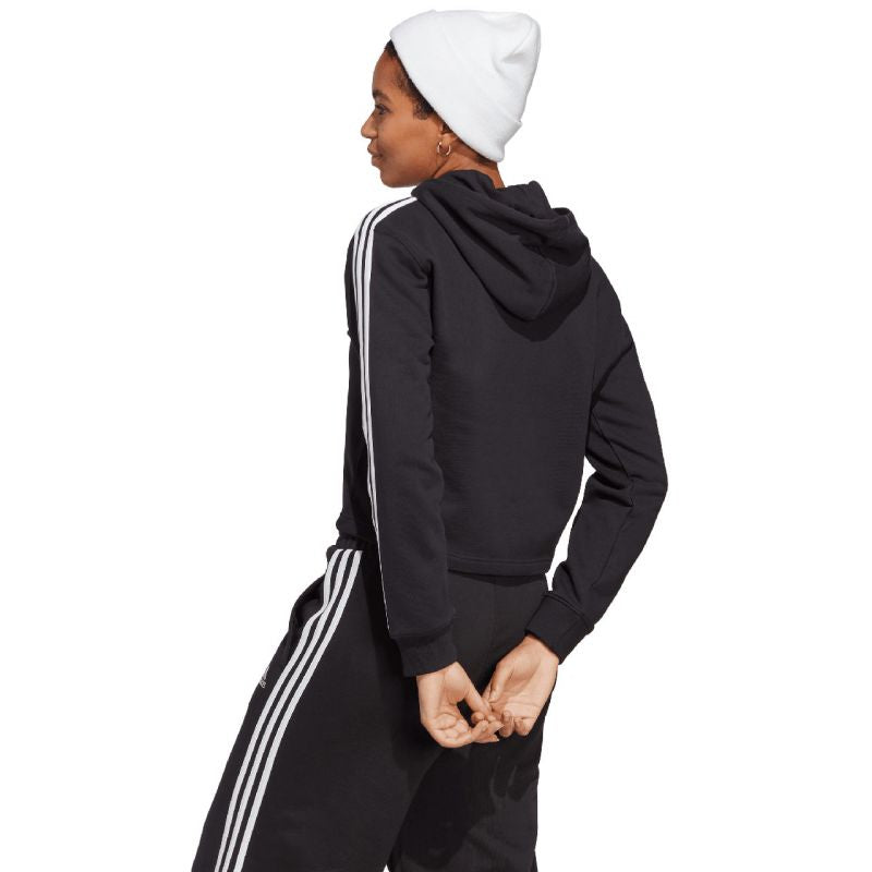 adidas Essentials 3-Stripes French Terry Crop Hoodie W IC8767 - Sportmania.hu