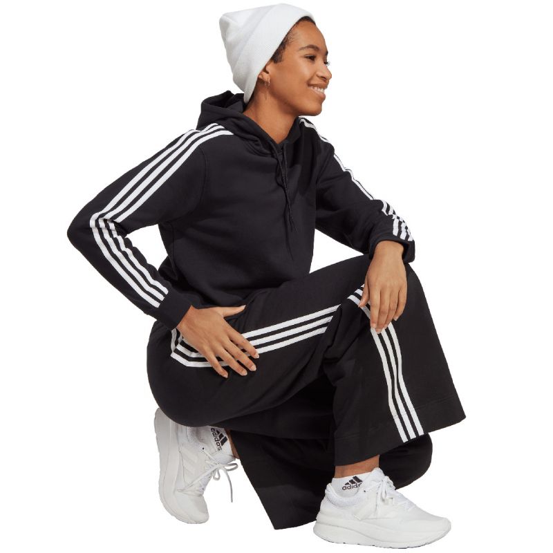 adidas Essentials 3-Stripes French Terry Crop Hoodie W IC8767 - Sportmania.hu