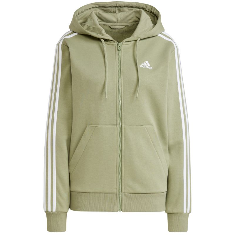 adidas Essentials 3-Stripes Full-Zip Fleece Sweatshirt W JP2352 Pulóver - Sportmania.hu