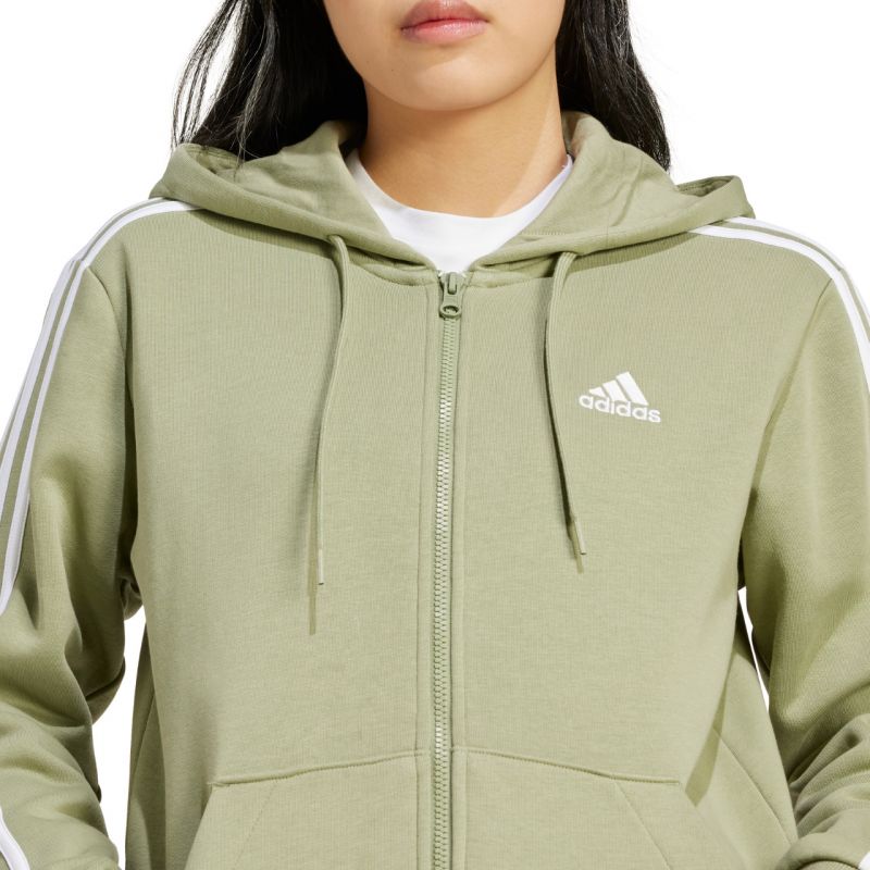 adidas Essentials 3-Stripes Full-Zip Fleece Sweatshirt W JP2352 - Sportmania.hu