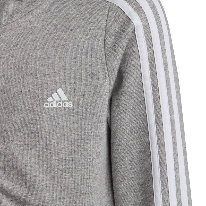 adidas Essentials 3-Stripes Full-Zip Hoodie Jr IC3635 Kapucnis pulóver - Sportmania.hu