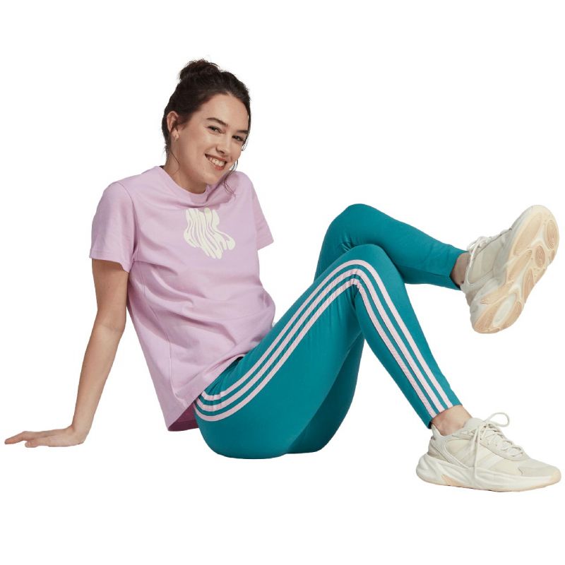 adidas Essentials 3-Stripes High-Waisted Single leggings W IL3378 Leggings - Sportmania.hu