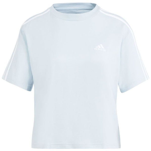 adidas Essentials 3-Stripes Single Jersey Crop Top W IS1568 Ruházat - Sportmania.hu