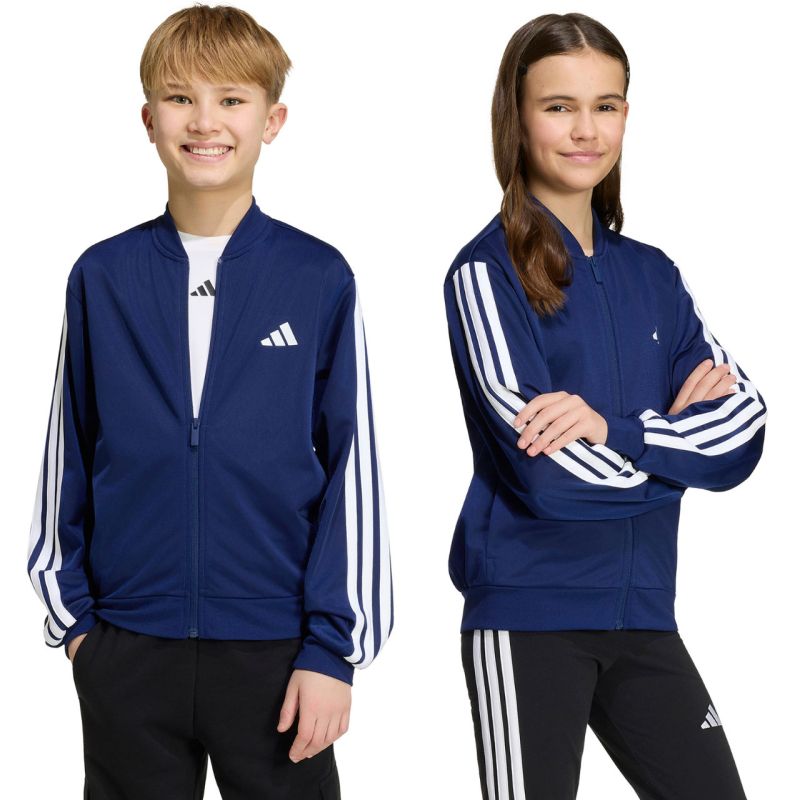 Adidas Essentials Climacool Kids' Sweatshirt gyerek pulóver, sötétkék