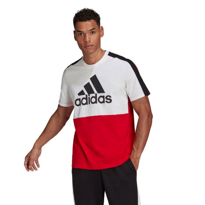 adidas Essentials Colorblock Single Jersey Tee M HE4330 Póló - Sportmania.hu